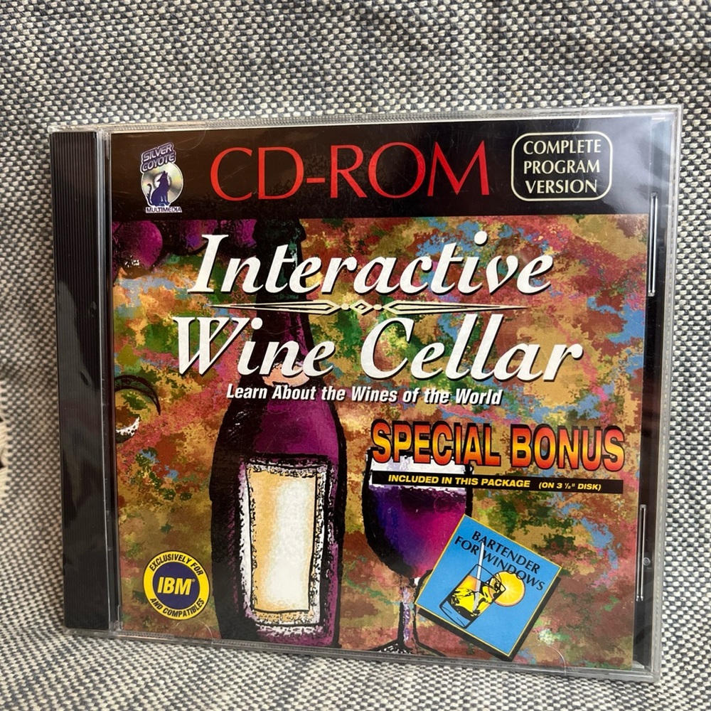 Interactive Wine Cellar PC/CD-ROM